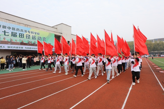 激情澎湃，活力四射——我院職工代表隊參加學校秋季運動會(圖2)