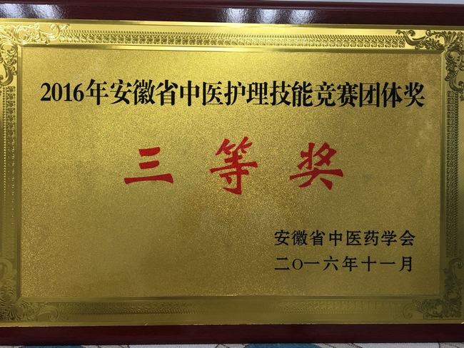 熱烈祝賀我院選手在2016年安徽省中醫(yī)護理技能競賽中喜獲佳績(圖4)